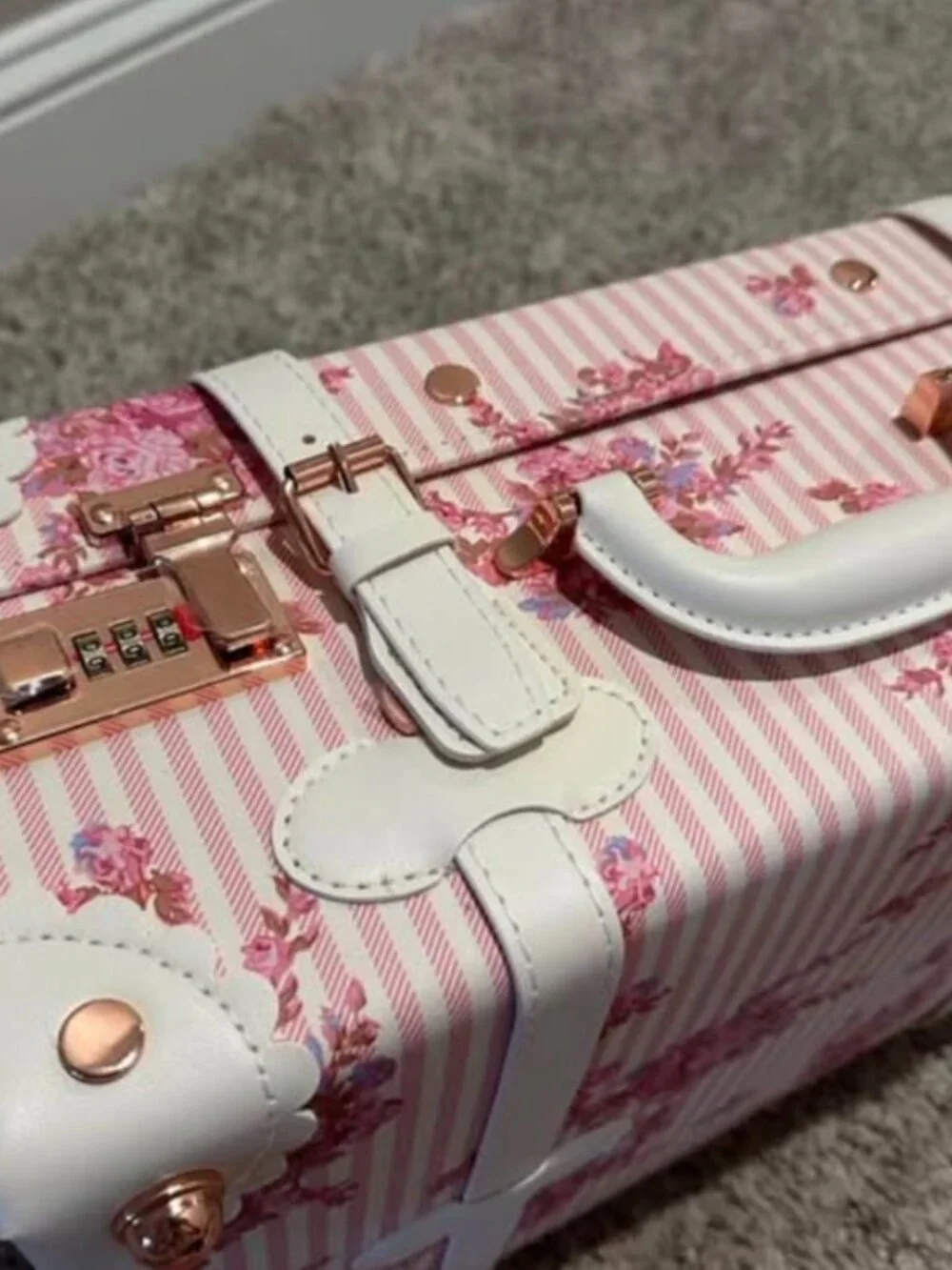 Floral Keepsake Trunk Box - Baby or Wedding